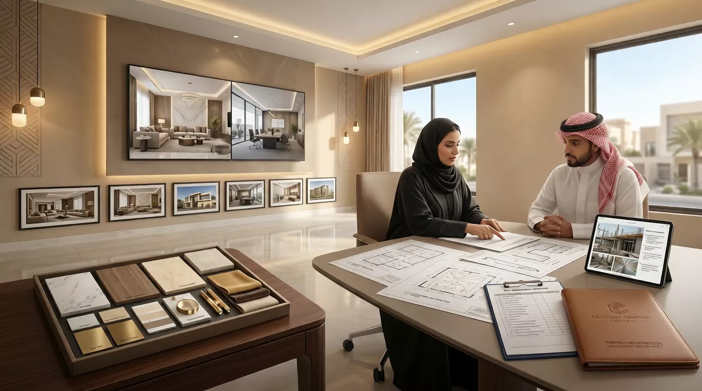 من الفكرة إلى التسليم… باقة تصميم وتشطيب متكاملة من الفكرة إلى التسليم… باقة تصميم وتشطيب متكاملة
